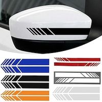 2 pair  Car Rear View Side Mirror Body Stripe Vinyl Sticker Decal DIY Graphic miniinthebox - thumbnail