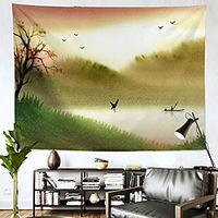 Landscape Painting Wall Tapestry Art Decor Blanket Curtain Hanging Home Bedroom Living Room Decoration Polyester miniinthebox - thumbnail