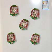 Christmas Resin Refrigerator Sticker Decoration Cartoon Three-Dimensional Kitchen Magnetic Sticker Uv Relief Printing Magnetic Refrigerator Sticker Decoration miniinthebox - thumbnail