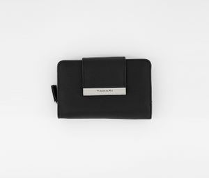 Womens Tab Indexer Wallet  Black