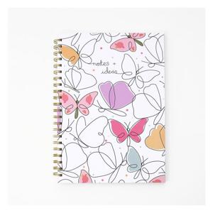 Belly Button Designs Butterfly A4 Spiral Notebook