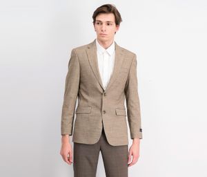 Mens Modern-Fit THFlex Stretch Blazer  Tan