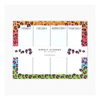 Belly Button Leopard Weekly Planner (52 Sheets)