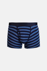 Mens 4 Stripe Boxer Brief  Navy