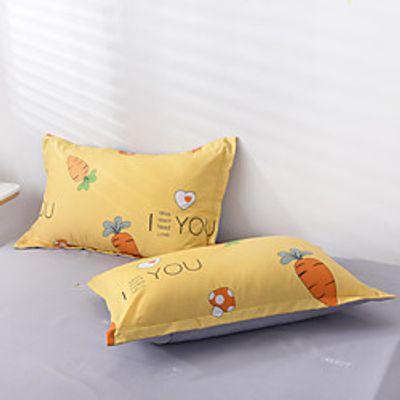 2pc Set of Pillow Cases Aloe Cotton Soft Comfortable Home Office Pillowcase Living Room Bedroom Sofa Cushion Cover 4874cm Lightinthebox