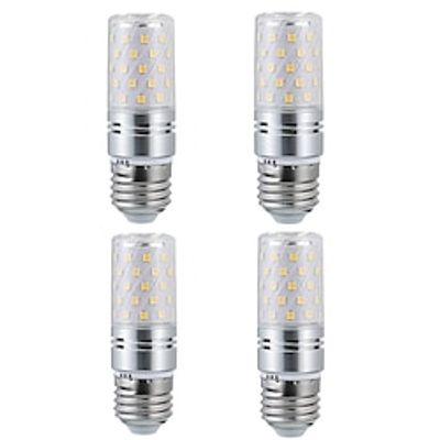 4pcs 8W LED Corn Lights 500-800 lm E27 /E14 /E12 T60 LED Beads SMD 2835 Warm White/ Natural White /White 110-240 V miniinthebox