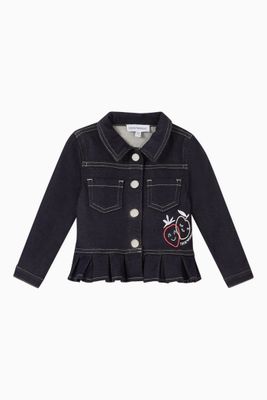 Fruit Embroidered Denim Jacket Fruit Embroidered Denim Jacket
