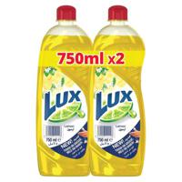 Lux Lemon Dish Washing Liquid 2 x 750 ml