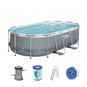 Bestway Pool Set Power Steel Oval 427 x 250 x100cm - 56620