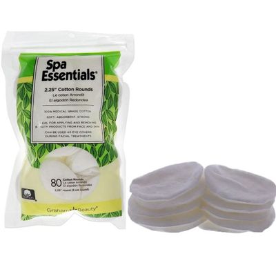 Spa Essentials # 2.25 80count Cotton Rounds Spa Essentials # 2.25 80count Cotton Rounds