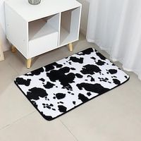 Cow Doormats for Entrance Way Indoor Front Door Welcome Rugs Non-Slip Bath Mat Kitchen Mat Floor Carpet for Bedroom/Office miniinthebox - thumbnail