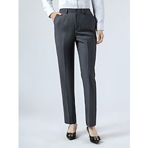 Women's Dress Pants Pants Trousers Full Length Work Formal Work Street Grey Dark Navy XS S Fall Winter Lightinthebox