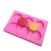 6 Grids Silicone Macarons Cake Fondant Mold Cake Pastry DIY Baking Decorating Tools Bakeware