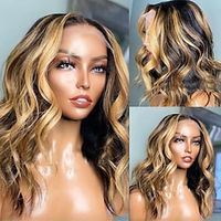 Human Hair 13x4 Lace Front Wig Free Part Brazilian Hair Body Wave Black Wig 150% Density with Baby Hair Glueless Pre-Plucked For wigs for black women Long Human Hair Lace Wig Lightinthebox - thumbnail