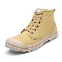 Men Canvas High Top Lace Up Canvas Boots