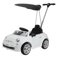 Fiat 500 3 In 1 Push Car Handle With Canopy - White (UAE Delivery Only)