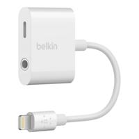 Belkin 3.5mm Audio + Charge RockStar Adapter White