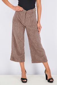 Womens Corduroy Wide Pants  Brown