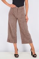 Womens Corduroy Wide Pants  Brown - thumbnail