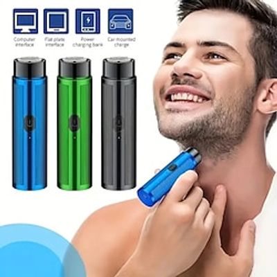 Mini Electric Shaver Long Battery Life Portable Men's Leg Hair Shaver Women's Underarm Hair Cleaner Car Charging Shaver Travel Car Mini Shaver Lightinthebox