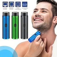 Mini Electric Shaver Long Battery Life Portable Men's Leg Hair Shaver Women's Underarm Hair Cleaner Car Charging Shaver Travel Car Mini Shaver Lightinthebox - thumbnail