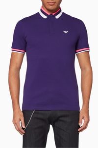 Contrast Trim Polo Shirt