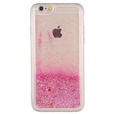 Phone Case For Apple Back Cover iPhone 7 Plus iPhone 7 iPhone 6s Plus iPhone 6s iPhone 6 Plus iPhone 6 Flowing Liquid Glitter Shine Hard PC miniinthebox