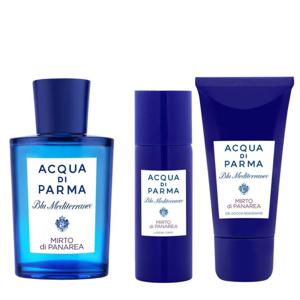 Acqua Di Parma Blu Mediterraneo Mirto Di Panarea (U) Set Edt 75Ml + Sg 40Ml + Bl 50Ml