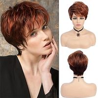 Short Pixie Cut Wig With Bangs For Women Natural Synthetic Wig Layered Hairstyles Cosplay Costume Party Daily Use Lightinthebox - thumbnail