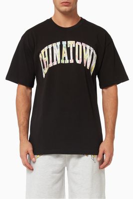 Watercolor Arc T-shirt in Cotton Jersey Watercolor Arc T-shirt in Cotton Jersey