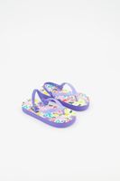 Toddler Adrian Slip On Flip Flops  Purple - thumbnail