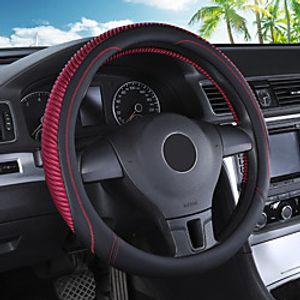 Steering Wheel Cover Style Imitation Leather  Universal Car Steering Wheel Protector Anti-Slip Soft Interior Accessories for Women Men fit Car SUV Truck etc  15 inch four Seasons 1PCS miniinthebox