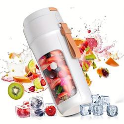 Rechargeable Portable Blender-10 Stainless Steel Blades-USB Type-C Charging-Ideal for Smoothies Juices-On-the-Go Drink Maker Lightinthebox