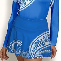 Women's Tennis Skirts Golf Skirts Breathable Quick Dry Moisture Wicking Tennis Clothing Golf Apparel Regular Fit 2 in 1 Golf Tee Pocket Paisley Summer Tennis Golf Pickleball miniinthebox - thumbnail