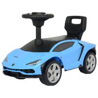 Megastar 3 In Ride On Licensed Lamborghini Centenario Push Car With Handle - Blue (UAE Delivery Only)