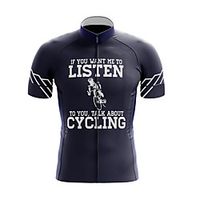 21Grams Men's Short Sleeve Cycling Jersey Summer Spandex Polyester BlackWhite Bike Jersey Top Mountain Bike MTB Road Bike Cycling Quick Dry Moisture Wicking Breathable Sports Clothing Apparel Lightinthebox - thumbnail