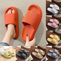 Women's Super Soft Eva Thick Platform Slides, Minimalist And Comfortable Indoor Bathroom Non-Slip Slippers, Women's Slippers,  Christmas Gift Xmas Gift miniinthebox - thumbnail