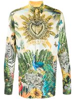 Dolce & Gabbana Superhero King print shirt - Green - thumbnail