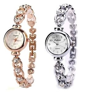 Ladies Elegant Wrist Watches Women Bracelet Rhinestones Analog Quartz Watch Women's Crystal Small Dial Watch Reloj Lightinthebox