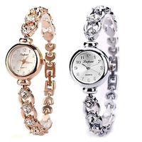 Ladies Elegant Wrist Watches Women Bracelet Rhinestones Analog Quartz Watch Women's Crystal Small Dial Watch Reloj Lightinthebox - thumbnail