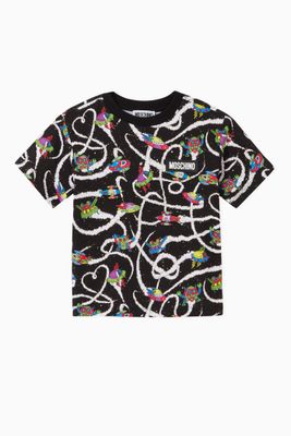 Spaceships Cotton Jersey T-Shirt Spaceships Cotton Jersey T-Shirt