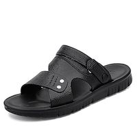 Men's Sandals Slippers  Flip-Flops Crib Shoes Casual Daily Beach EVA(ethylene-vinyl acetate copolymer) Black Brown Summer miniinthebox - thumbnail