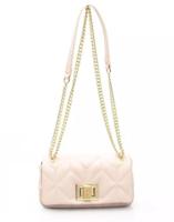 Baldinini Trend Chic Pink Shoulder Bag with Golden Accents (BA-23255)