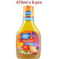 American Garden Italian Dressing 473ml (Pack of 6)