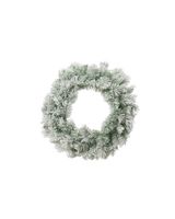 Kaemingk Decoris Brighton Wreath Snowy Indoor Mint