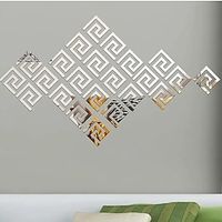 10pcs Geometric Acrylic Sticker: Add Creative Decor to Your Home with Wall Art! miniinthebox - thumbnail