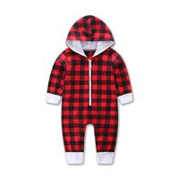 Hooded Plaid Package Fart Garment - thumbnail