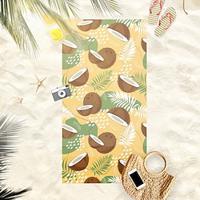 Beach Towels Tropical Fruit 100% Micro Fiber Comfy Blankets Strong Water Absorption for Sunbathing Beach Swim Outdoor Camping Activity Lightinthebox