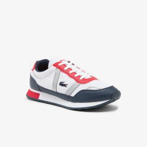 Juniors' Partner Lace-up Textile and Synthetic Trainers