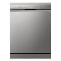 LG New QuadWash Steam Dishwasher, Inverter Direct Drive, Easy Rack plus - Platinum Silver [DFC435FP]